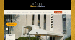 Desktop Screenshot of maisonmadone.com