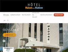 Tablet Screenshot of maisonmadone.com